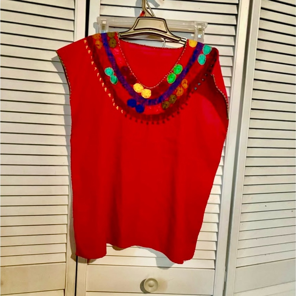 Fiusha  Sleeveless Embellished Women's Top
